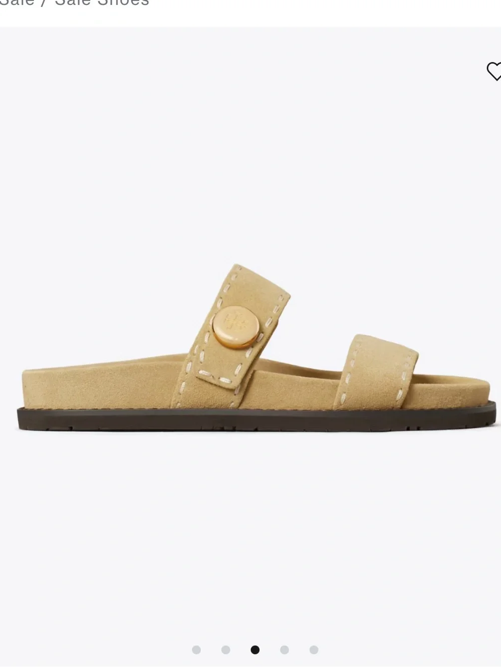 Tory Burch ROMY SPORT SLIDE $275 women size 9.5 gently used Color: Butterscotch